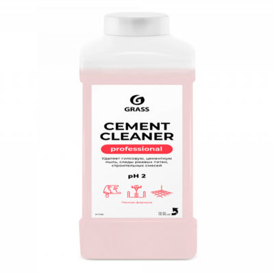 Очиститель после ремонта для удал.цемента 1 л GRASS