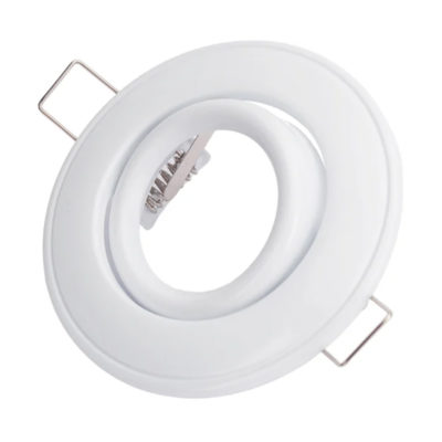 Ecola DH03 MR16 GU 5.3 АЦ1601EFS Светильник поворот. выпукл. 25*88 белый