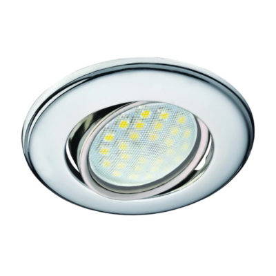 Ecola DH03 MR16 GU 5.3 FC1601EFS Светильник поворот.выпукл. 25*88 хром