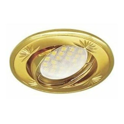 Ecola DL21 MR16 GU5.3 FG1615EFY Светильник Четыре цветка сатин/золото 23*84