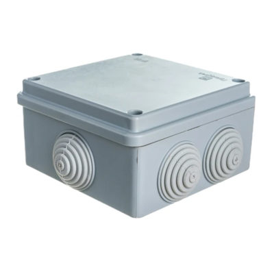 Коробка распаячная О/П серая 100*100*50мм