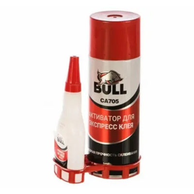 Набор д/склеивания BULL (двухкомпонентный) прозрачный