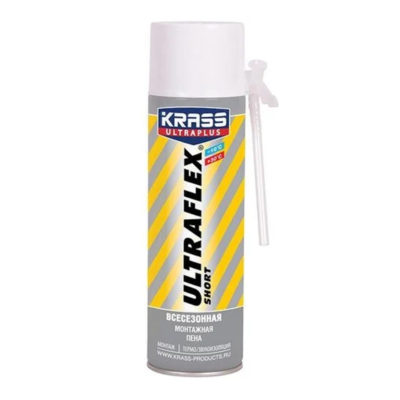 Пена монтажная KRASS ULTRAFLEX Short Всесезонная 0