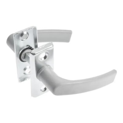 Ручка двусторонняя пластик. для теплиц серая ТУНДРА