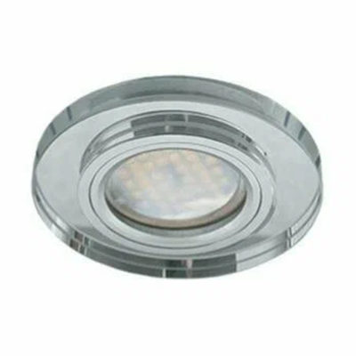 Ecola DL1651 MR16 GU5.3 FC1651EFF Светильник Квадрат стекло/хром 25*90*90