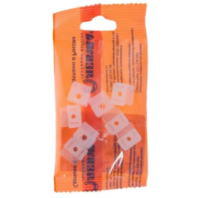 Стеклодержатель пластик бесцветный(8 шт)