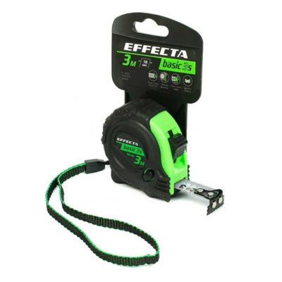 Рулетка с магнитом EFFECTA Basic 3 м*16 мм