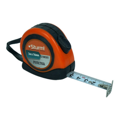 Рулетка 3м*16мм  автостоп