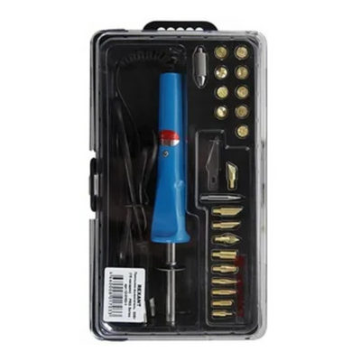 Паяльник-выжигатель(19 насадок) ПРОФИ 30Вт/220V REXANT