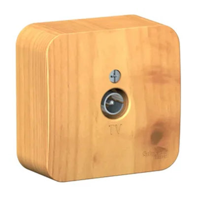 Розетка TV 1ОП ясень BLANCA