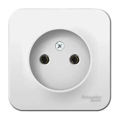 Розетка 1ОП б/з 16А белый BLANCA