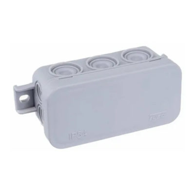 Коробка распределит. ОП 43*80*35 мм серая IP54