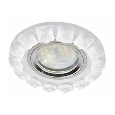 Ecola DL1661 MR16 GU5.3 FK16RGECB Светильник Круг стразы/хром 38*95