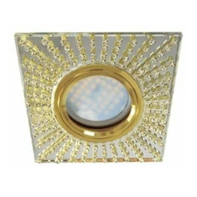 Ecola DL1659 MR16 GU5.3 FG16SGECB Светильник Стразы/золото 30*95