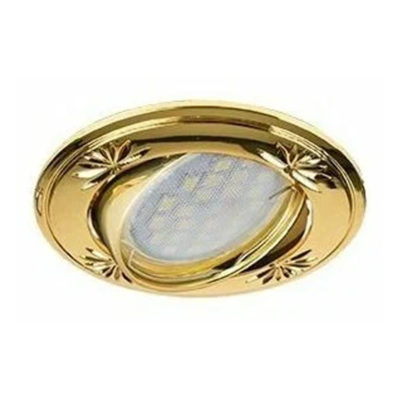 Ecola DL21 MR16 GU5.3 FL1615EFY Светильник Четыре цветка Золотк 23*84