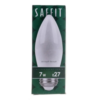 Лампа диод. свеча Е27 7Вт 230В 2700К