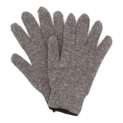 Перчатки трикотажные серые