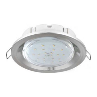 Ecola GX53 FT3225 FG5305ECB Светильник глубокий легкий серебро 27*109