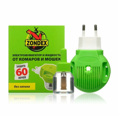 Комплект от комаров: фумигатор+жидкость 60 ночей ТАЙГА