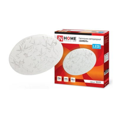 ASD/InHome Светильник декоративный 24W 6500K 300*55 DECO БАМБУК