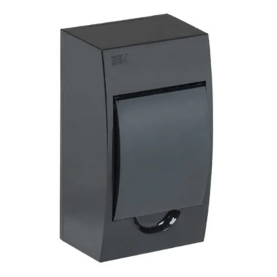 КОРПУС ПЛАСТИК ЩРН-П-4 НАВЕСНОЙ ЧЕРНЫЙ IP41