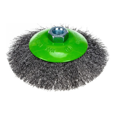 Щетка для УШМ 125мм М14 "тарелка" витая проволока 0