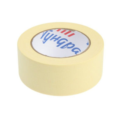 Лента малярная ТУНДРА клейкая термостойкая (80*) 48мм*50м.