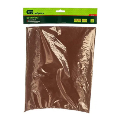 Шлифлист на бумажной основе