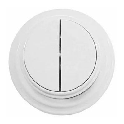 Выключатель 2ОП белый РЕТРО