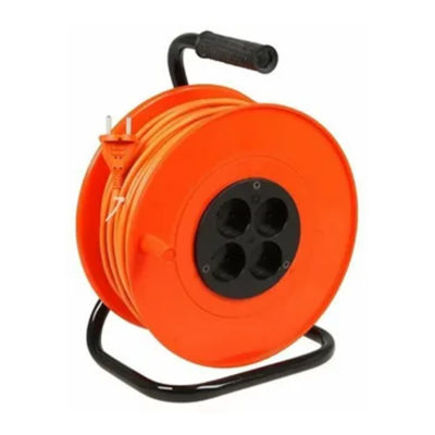 Удлинитель силовой на пласт.катушке (ПВС 2*0