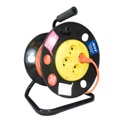 Удлинитель на катушке 4*30 м (ПВС 2*0