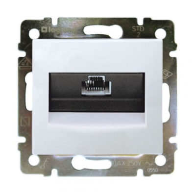 Механизм розетки компьютерной с/у Valena Legrand белая