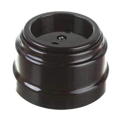 Розетка 1ОП шоколад РЕТРО