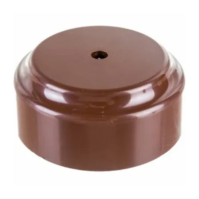 Короб. монтажная ОУ 80*35мм 4 ввода коричневый КМ-450