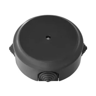 Короб. монтажная ОУ 95*45мм 4 ввода черный КМ-449