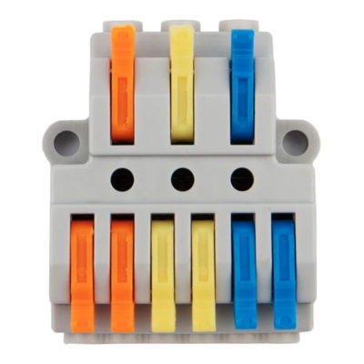 Колодка клеммная с рычагом разветвит. 3*6 (0