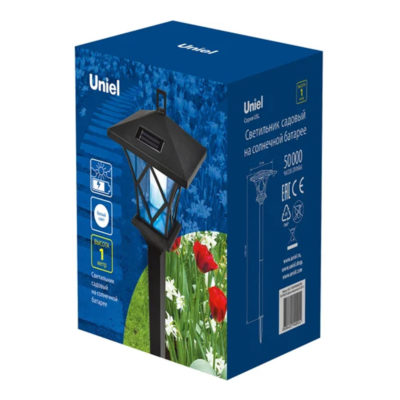 USL-S-185/PM1000 Светильник садовый на солнеч.батарее"Ретро"