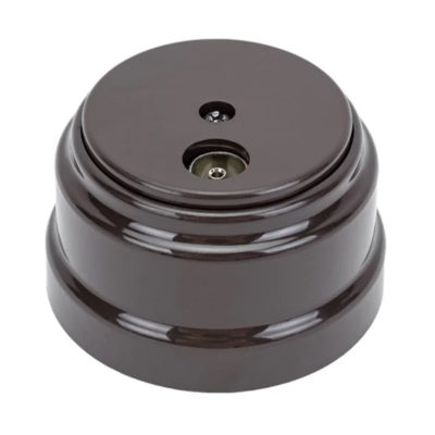 Розетка 1ОП TV шоколад РЕТРО