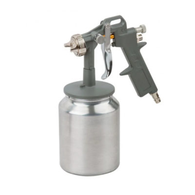 Краскопульт пневматический алюмин. нижний бачок