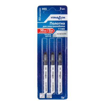 Полотно для эл. лобзика универсальное Т118В
