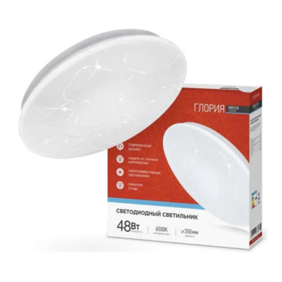 ASD/in Home светильник свет./диод. декоративный 48W(3120im) 4000K350X55 IP40 DECO ГЛОРИЯ