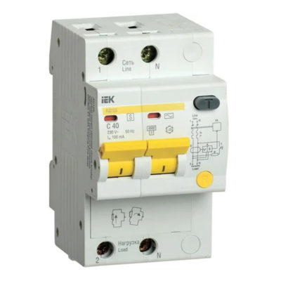 Автомат дифф. 2Р 40А IEK