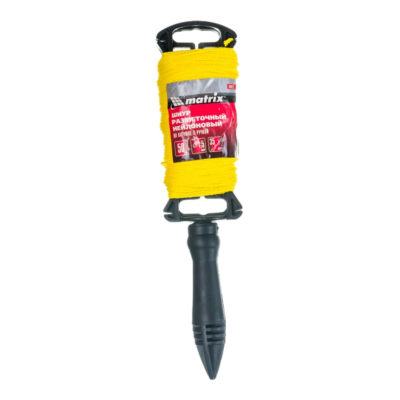 Шнур нейлоновый разметочный на катушке c ручкой D1