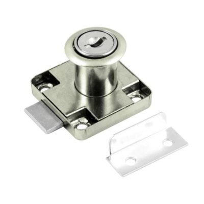 Замок мебельный 6136 (никель)