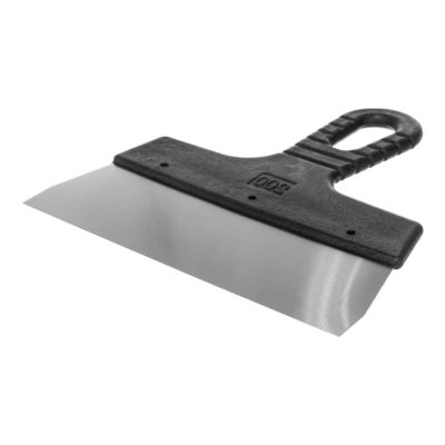 Шпатель фасадный 200 мм нержавеющая сталь пластмассовая ручка