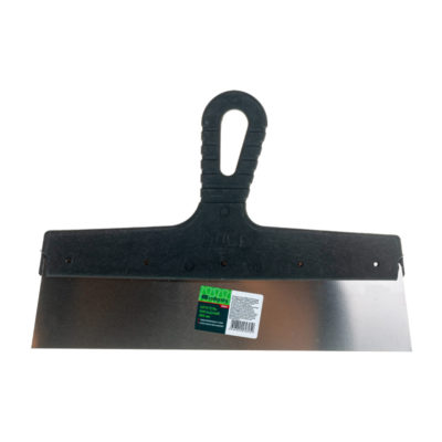 Шпатель фасадный из нержавеющей стали 450мм пластмассовая ручка "Сибтех"