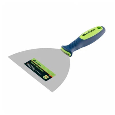 Шпательная лопатка 150 мм из нерж.стали 2-комп.ручка//Сибртех