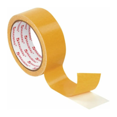 Лента клейкая двусторонняя 38 мм*10 м на тканевой основе