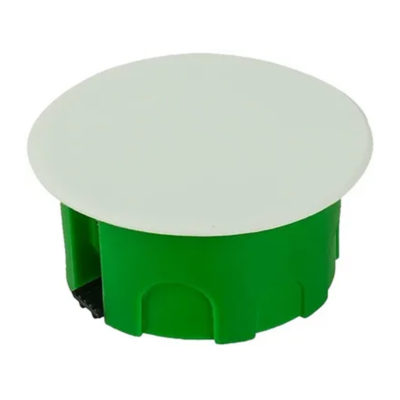 Коробка распаячная для гипсокар. монтажа с крышкой 86*45мм