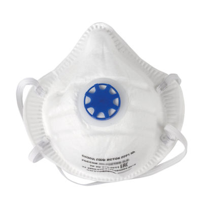 Полумаска фильтрующая формован. ИСТОК с клапаном выдоха FFP1